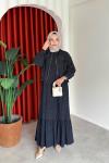 Nuriye Elbise Siyah