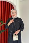 Nuriye Elbise Siyah