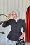 Nurşen Etekli Takım Siyah