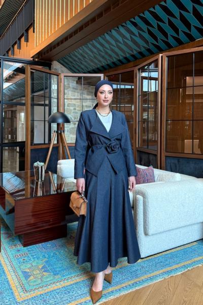 Ömür Takım Koyu Mavi