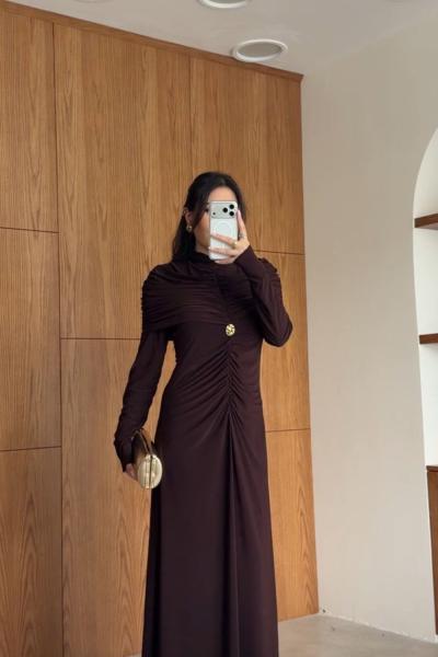 Şerife Elbise Acı Kahve