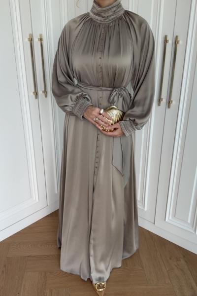 Pırıl Elbise Vizon