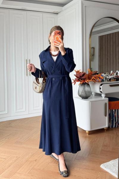 Semra Elbise Lacivert