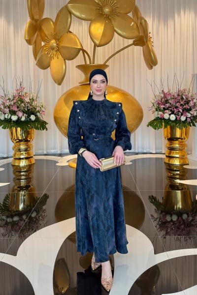 Şengül Elbise Lacivert