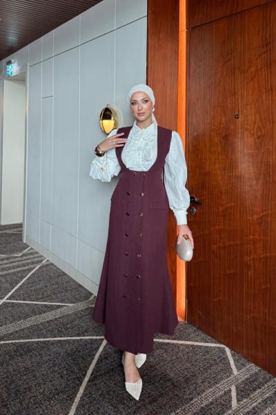 Şevval Elbise Bordo