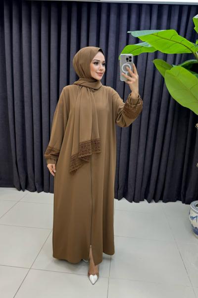 Asu Pantolon Takım Kahverengi