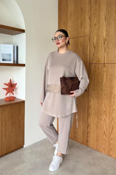 Sönmez Pantolon Takım Vizon