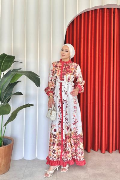 Ümmühan Elbise Kırmızı