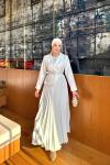 Yelda Elbise Beyaz