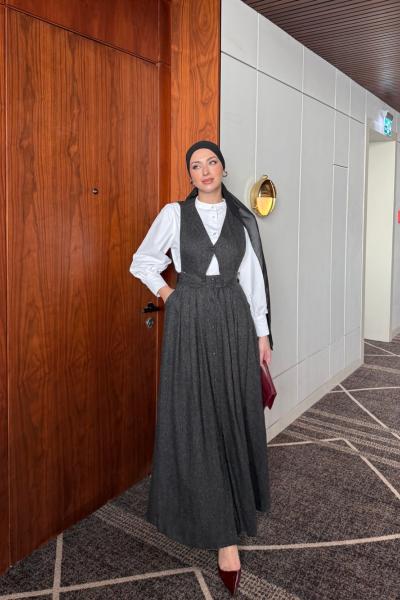 Zerrin Etekli Takım Antrasit