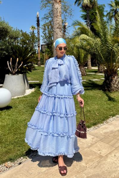 Zuhal Etekli Takım Bebe Mavisi