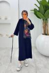 Lacivert  Oysho Elbise Tesettür Giyim