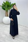 Siyah Sevgi Yelekli Elbise Takım Tesettür Giyim