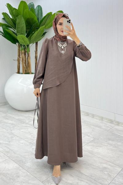 Toprak Premium Paris Elbise Tesettür Giyim