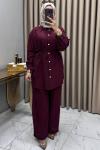 Büşra Takım Bordo Bordo