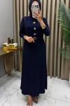Ceyda Elbise Lacivert  Lacivert