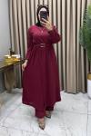 Nilgün Takım Bordo  Bordo