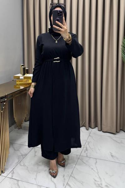 Nilgün Takım Siyah Siyah