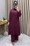 Özge Takım Bordo  Bordo