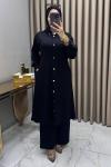 Rabia Takım Siyah Siyah