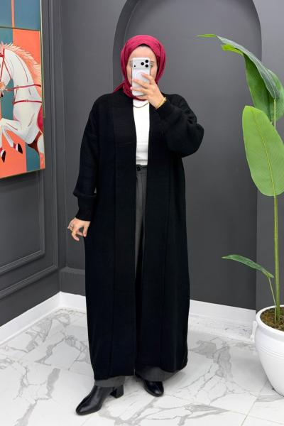 Beril Uzun Hırka - Siyah