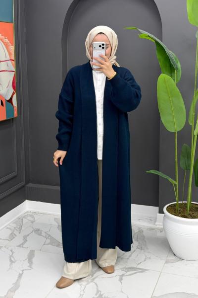 Bu Beril Uzun Hırka - Lacivert