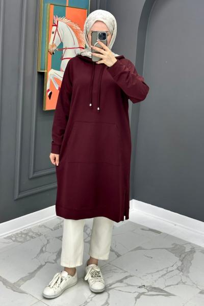 Büşra Tunik - Bordo