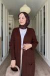 Didem Uzun Hırka - Kahverengi