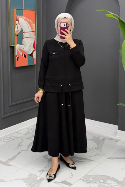 Duru Etekli Takım - Siyah