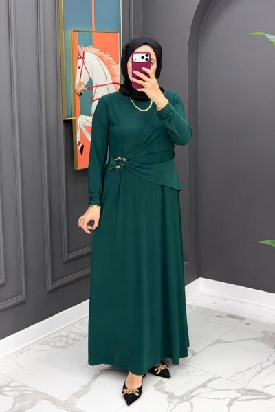 Emine Şık Elbise - Zümrüt