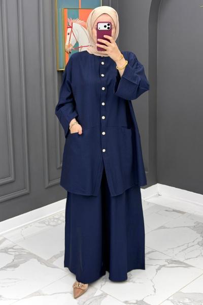 Fatoş Rahat Takım - Lacivert