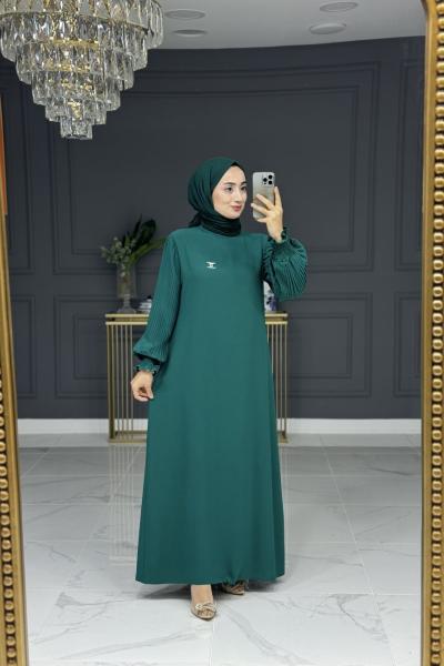 Gülşah tesettur abiye - zümrüt