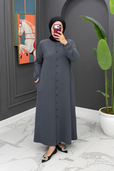 Hatice Uzun Kap - Gri