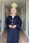 Liva Kot Kimono-Koyu Mavi