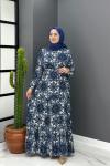 Safir Elbise - Lacivert