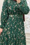 Aysima Tesettür Şifon Elbise