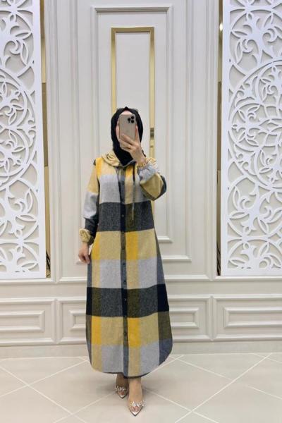 Kare Oduncu Maxi Gömleğim