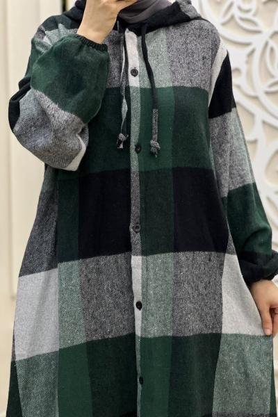 Kare Oduncu Maxi Gömleğim