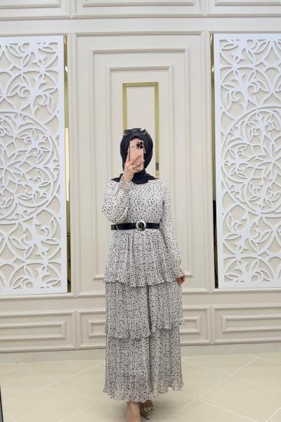 Kat kat Tesettür Elbise