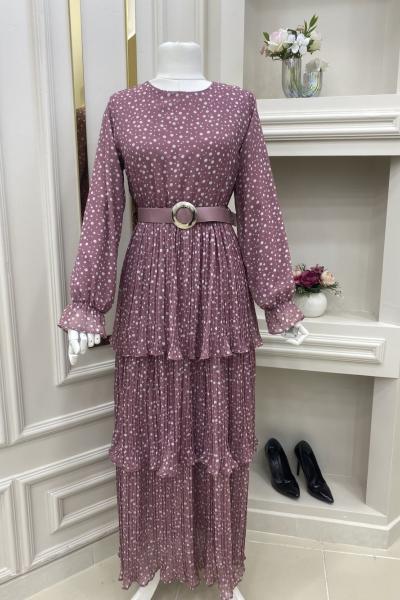 Kat kat Tesettür Elbise