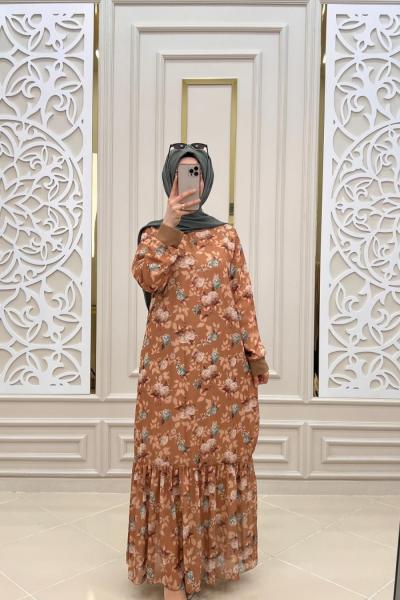 Leylak Şifon Elbisem