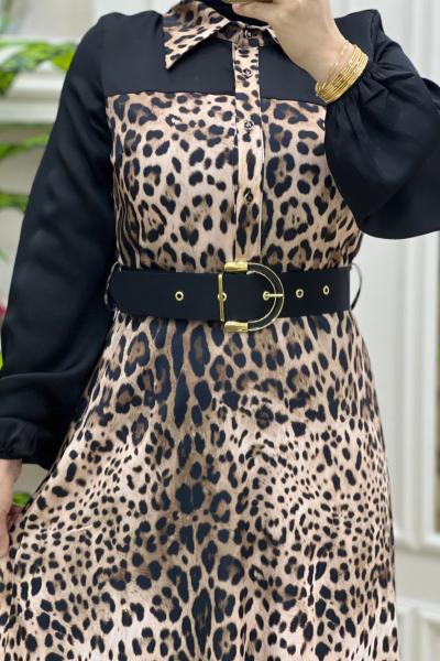 Meyra Leopar Elbise