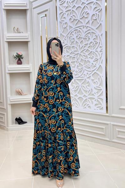 Sarmaşık Tesettür Elbise