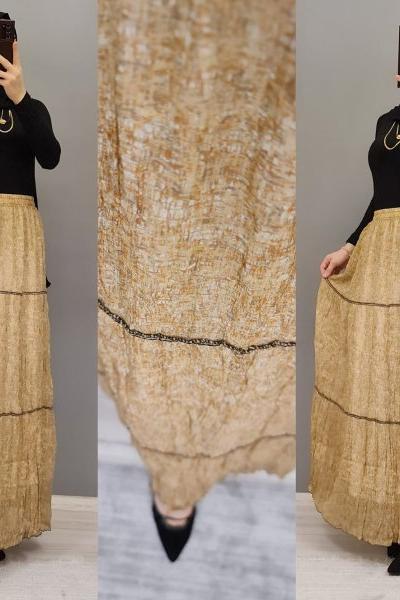 Şifon Etek Zamanı Başladı Hanımlar