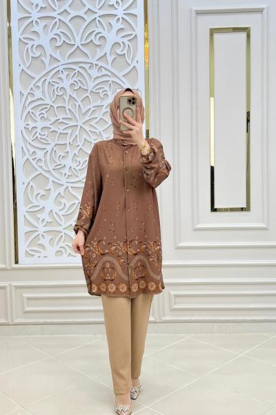 Tesettür Çiçek Takım