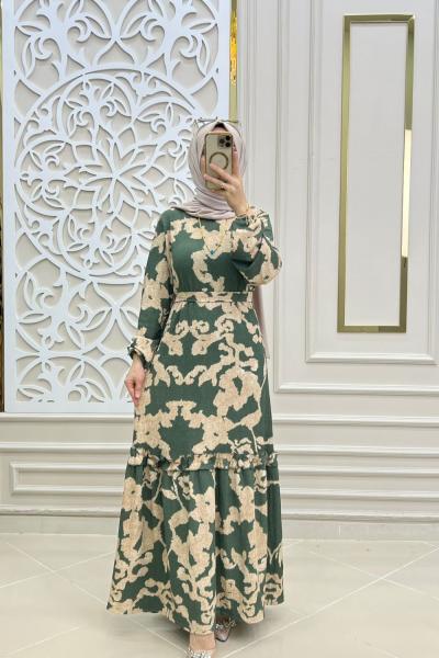 Tesettür Şile Elbise