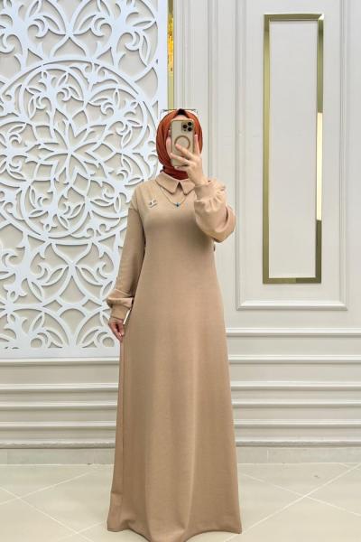 Tesettür Broş Elbise