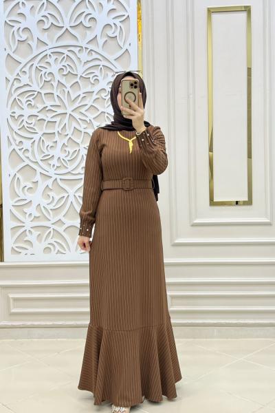 Tesettür Kuğu Elbise