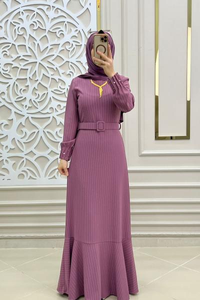 Tesettür Kuğu Elbise