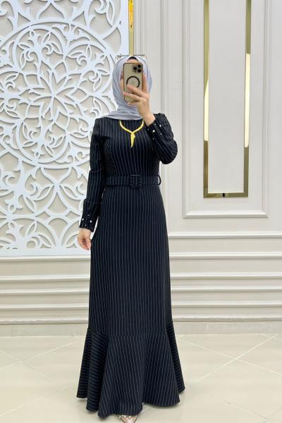 Tesettür Kuğu Elbise